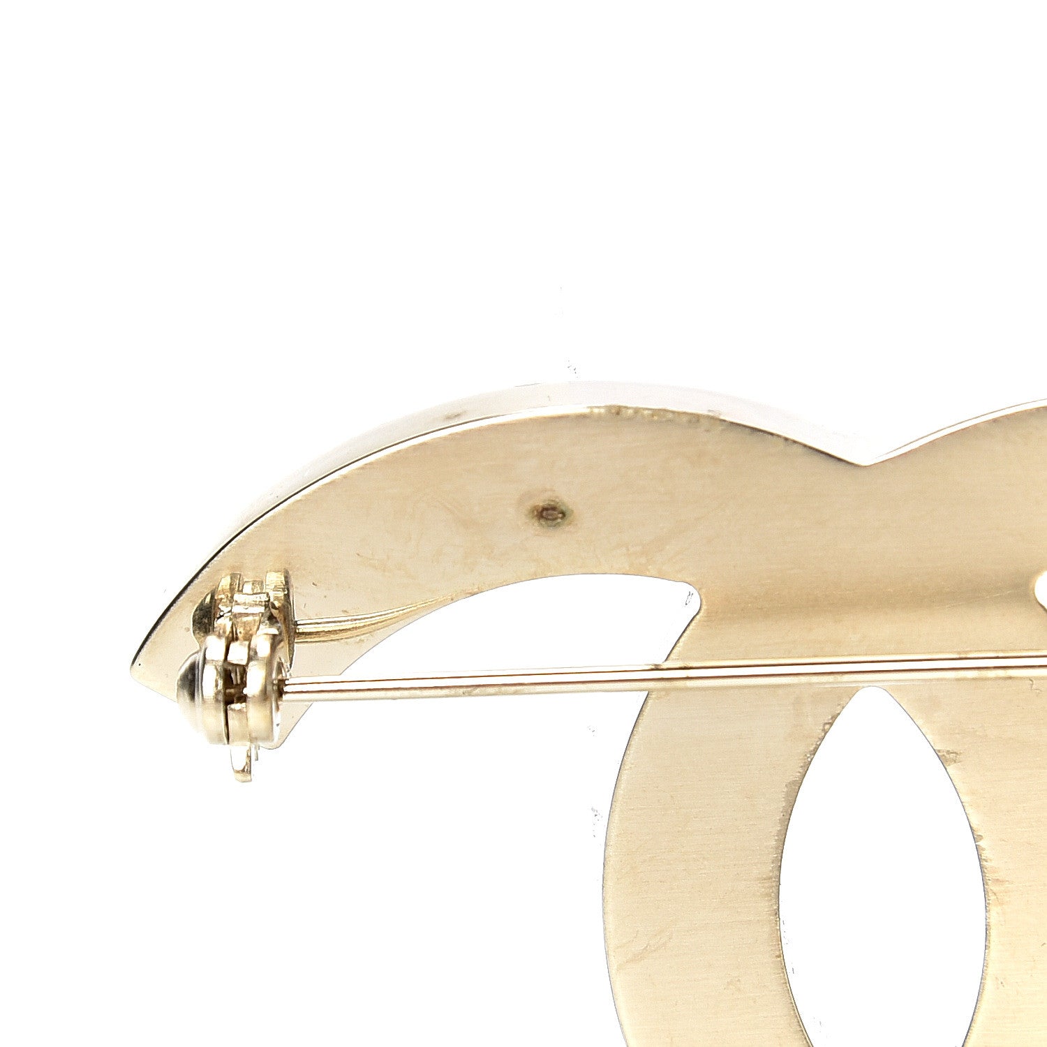 Chanel Pearl CC Brooch Pin Gold 5 of 8