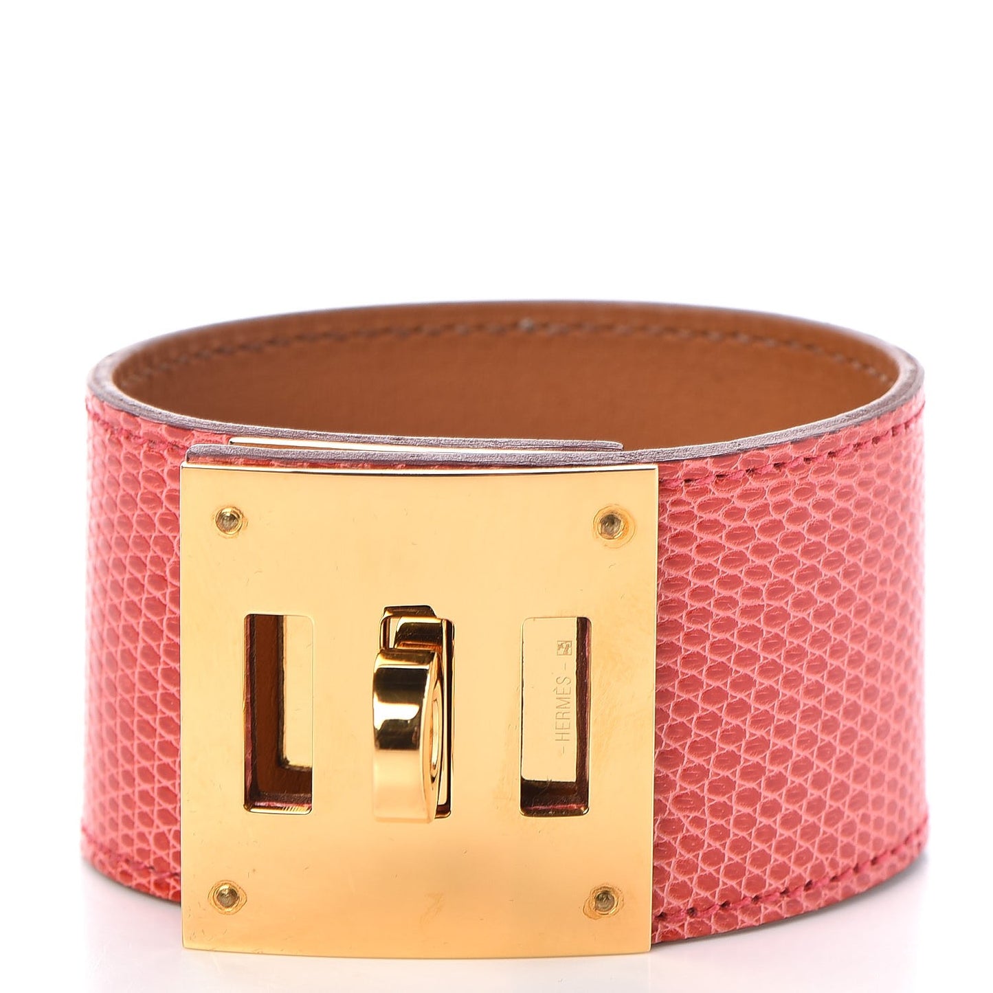 Lizard Kelly Dog Cuff Bougainvillea