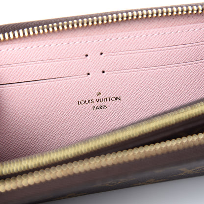 Louis Vuitton Monogram Clemence Wallet Rose Ballerine 6 of 7
