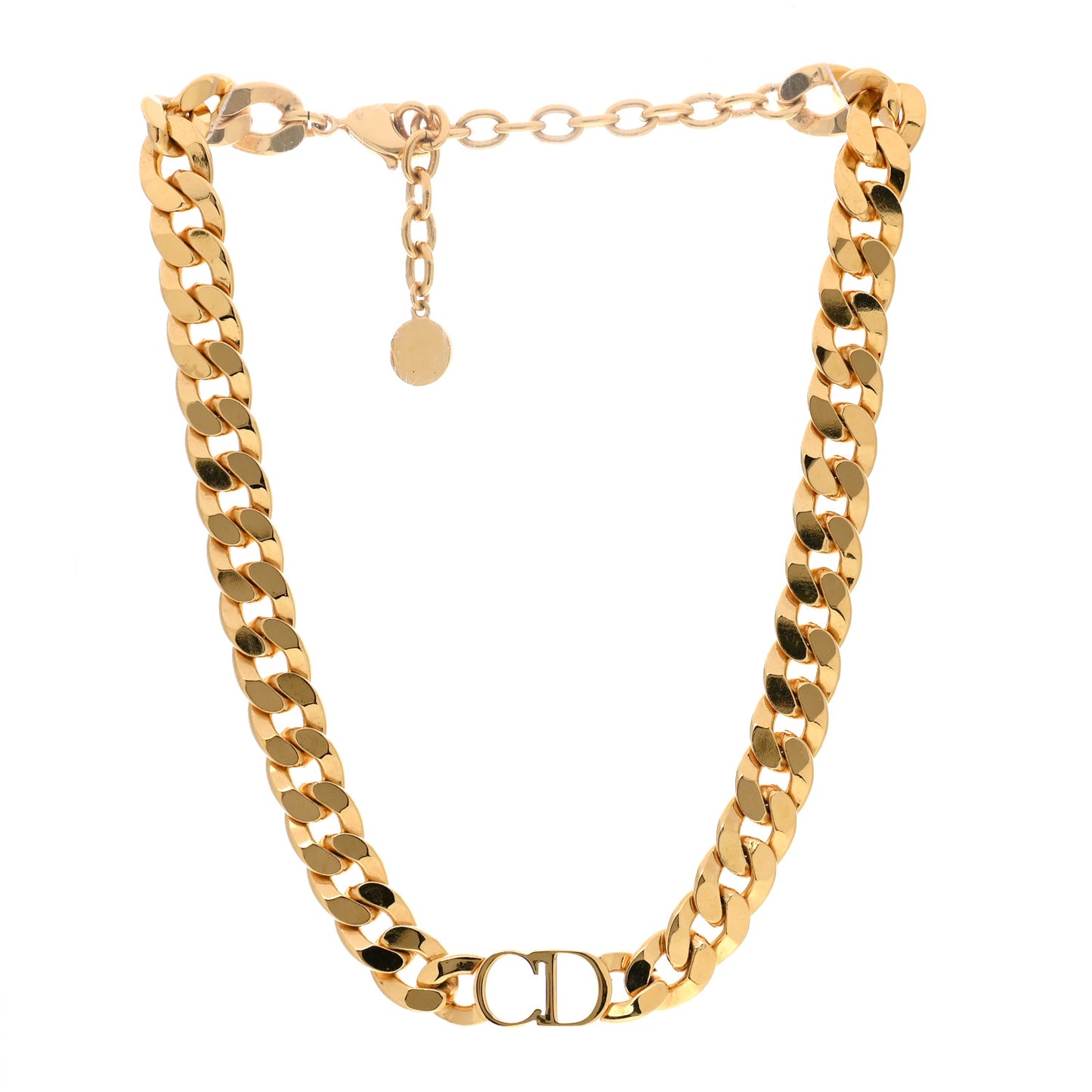 Metal Danseuse Etoile Chain Choker Necklace Gold
