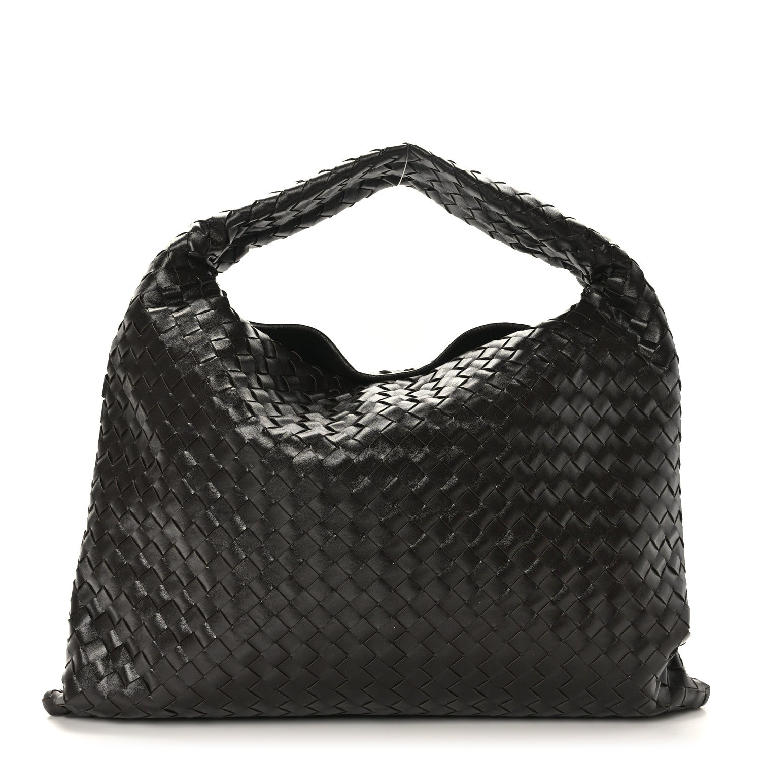 Bottega Veneta Calfskin Intrecciato Large Hop Ebano 1 of 8