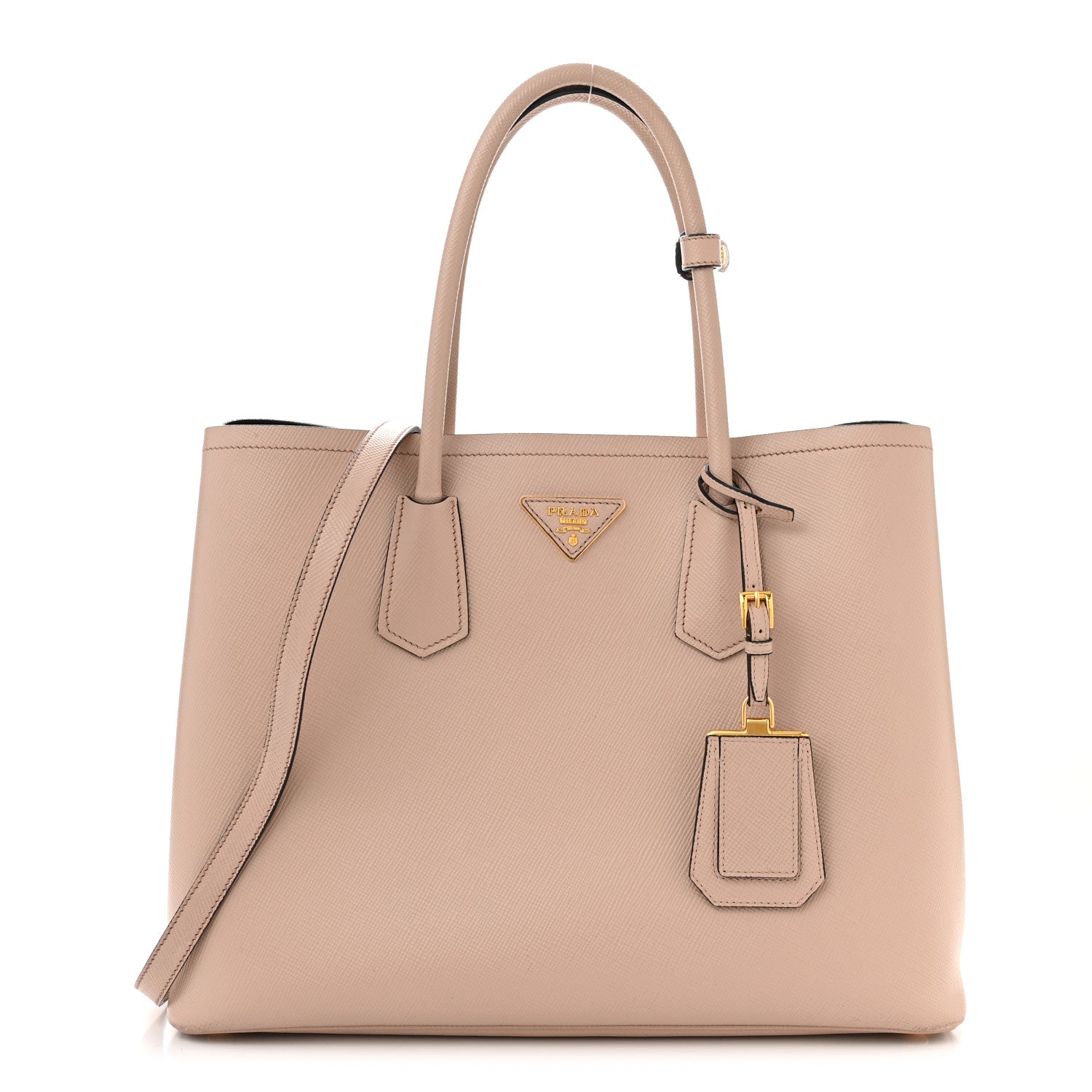 Prada Saffiano Cuir Large Double Bag Cammeo 1 of 13