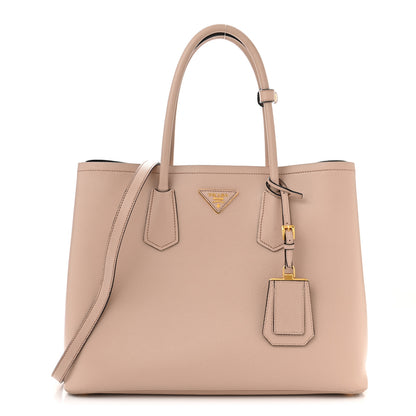 Prada Saffiano Cuir Large Double Bag Cammeo 1 of 13