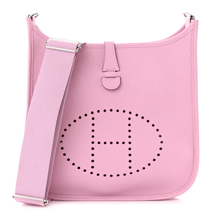 Hermes Taurillon Clemence Evelyne III PM Mauve Sylvestre 1 of 12