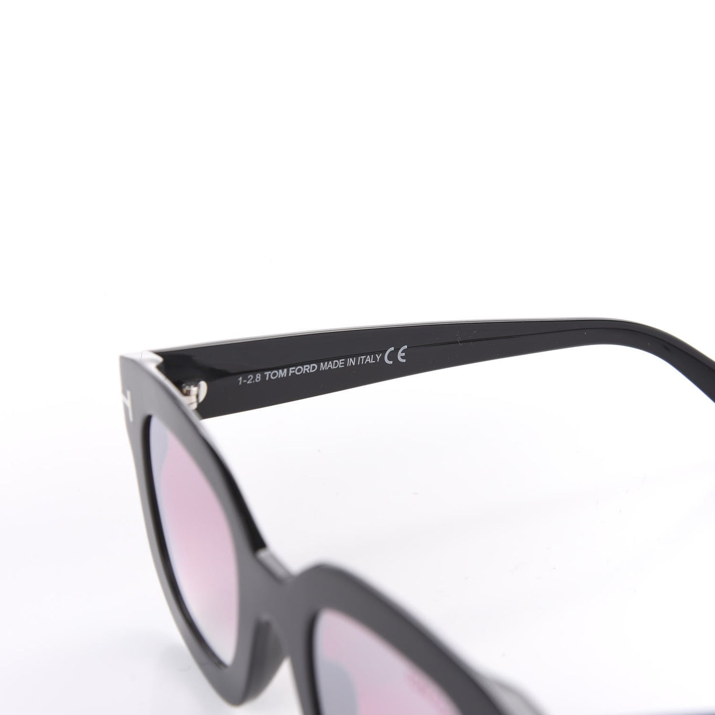 Square Acetate Pia Sunglasses TF659 Black