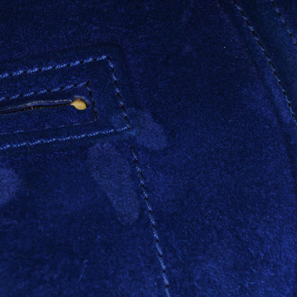 Celine Suede Medium Phantom Luggage Royal Blue 12 of 15