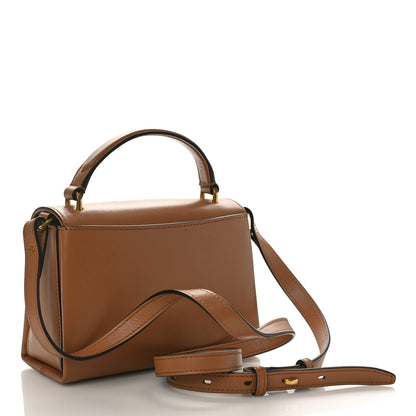 Mulberry High Gloss Calfskin Lana Small Top Handle Sable 2 of 9