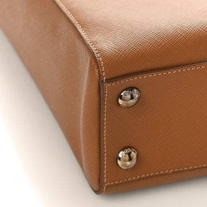 Prada Saffiano Lux Shopping Tote Caramel 7 of 10