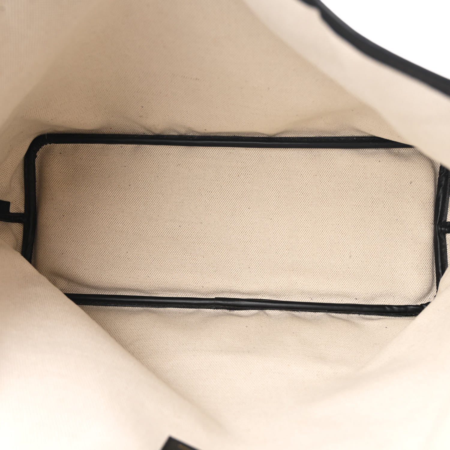 Moynat Grained Calfskin Canvas 1920 Oh! Tote Ruban MM Carbon Bronze 5 of 10
