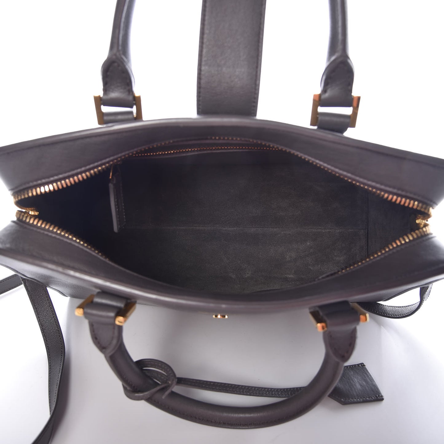 Calfskin Small Monogram Cabas Grey