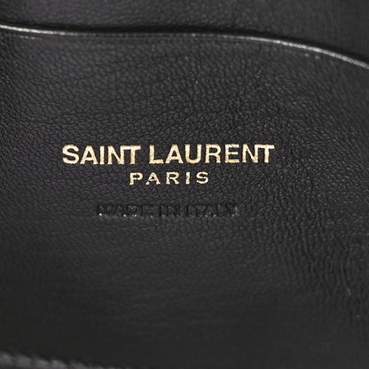 Saint Laurent Calfskin Heart Leopard Print Monogram Mini Lou Camera Bag Toffee 6 of 8