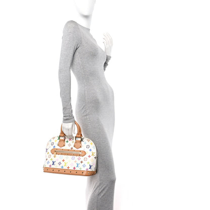 Louis Vuitton Monogram Multicolor Alma White 2 of 10