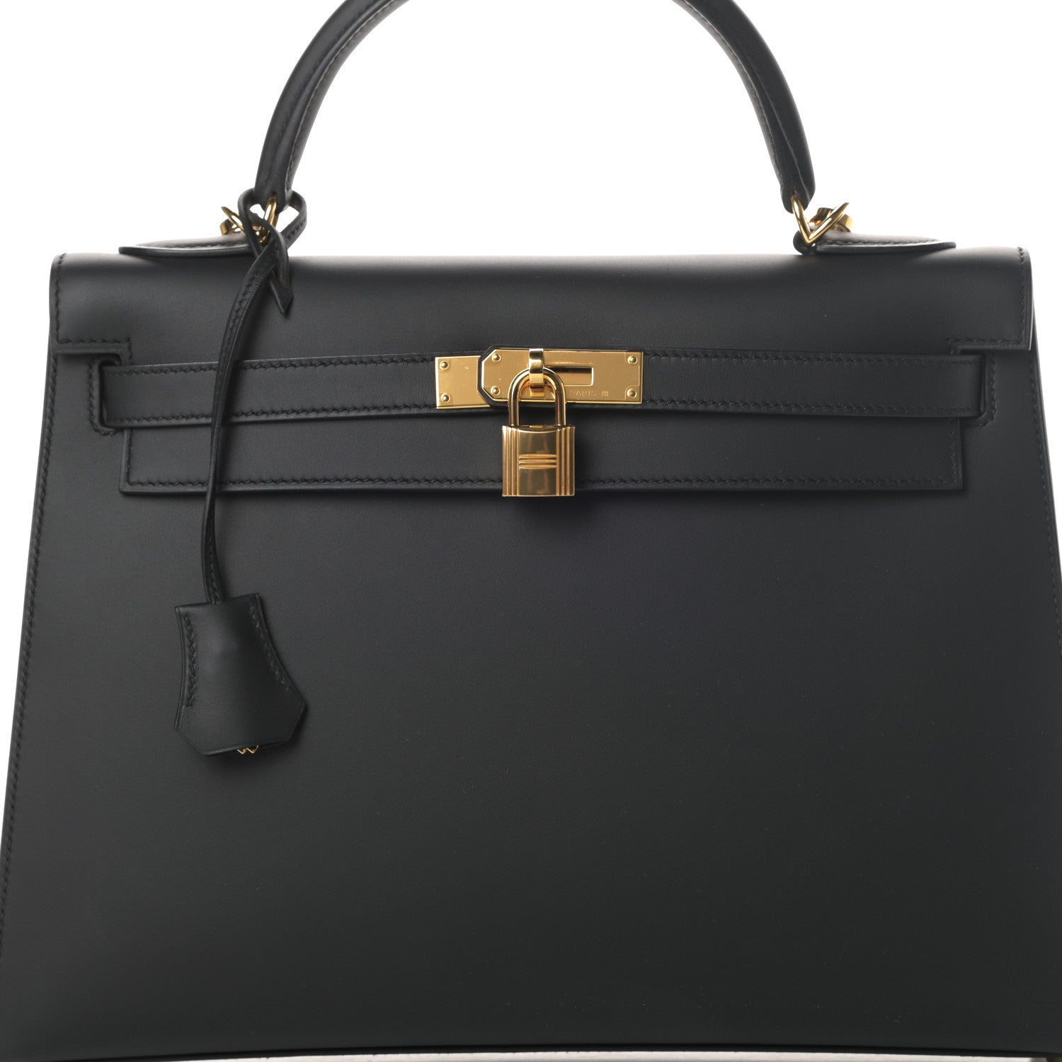 Hermes Sombrero Kelly Sellier 32 Black 8 of 11