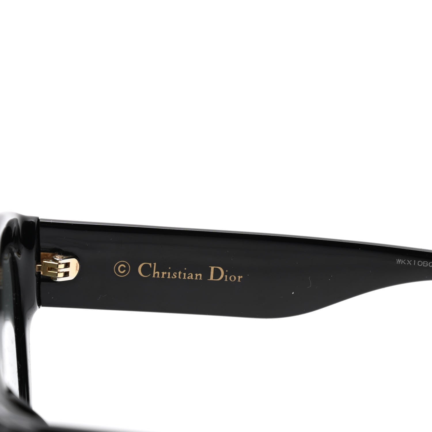 Christian Dior Acetate DDiorF Cat Eye Sunglasses Black 4 of 5
