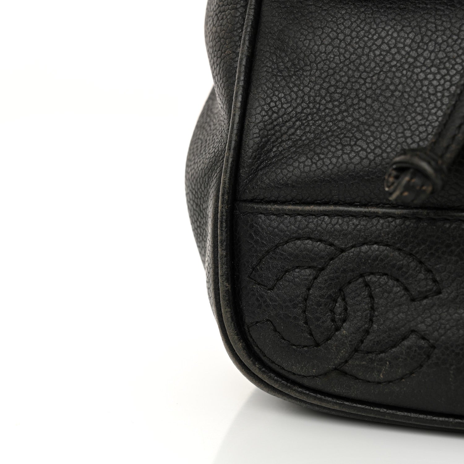 Chanel Caviar CC Backpack Black 13 of 19