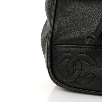 Chanel Caviar CC Backpack Black 13 of 19