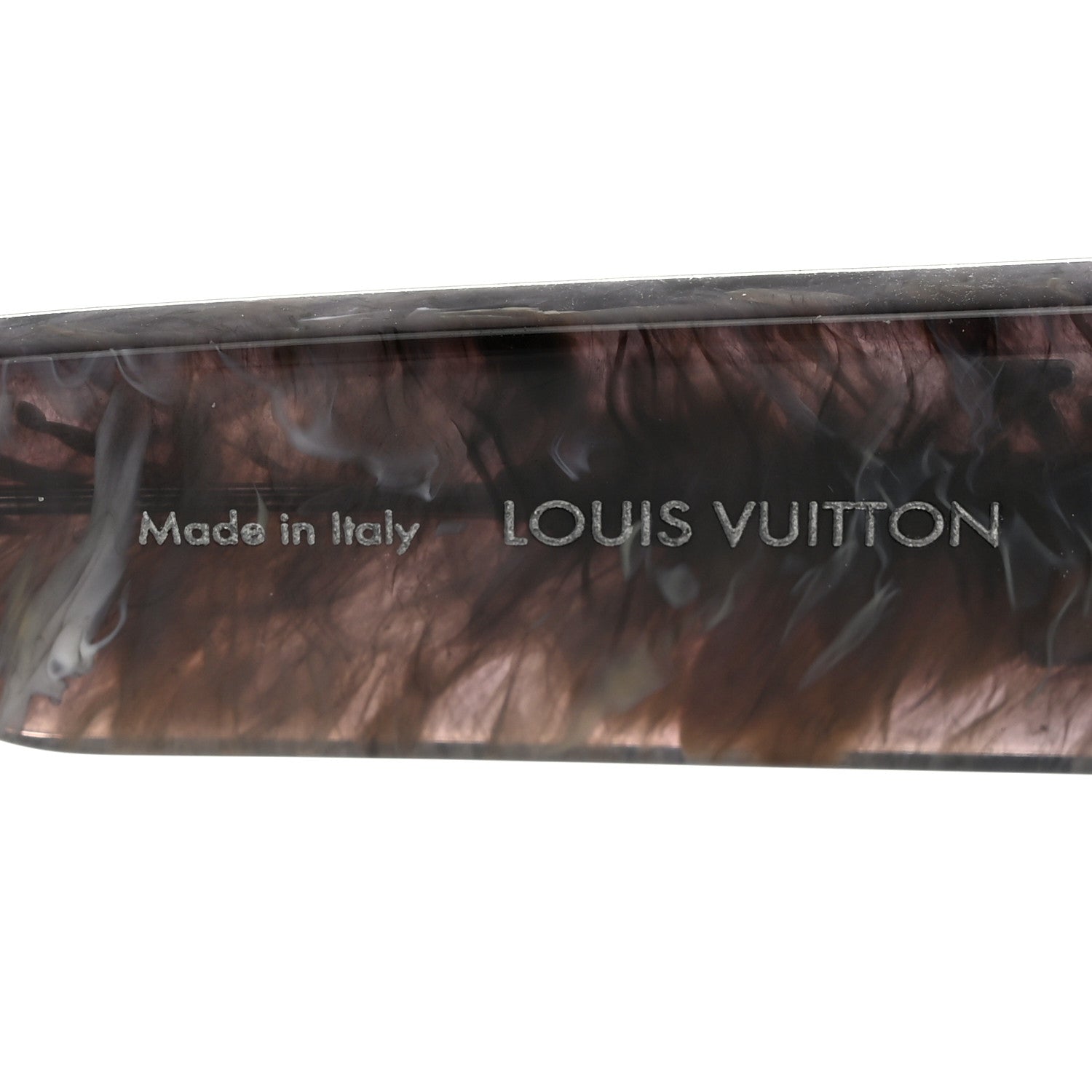 Louis Vuitton Marble Acetate Cyclone Sunglasses Z1789E Grey 5 of 8