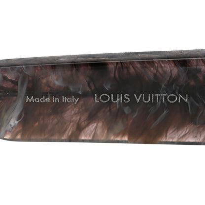 Louis Vuitton Marble Acetate Cyclone Sunglasses Z1789E Grey 5 of 8