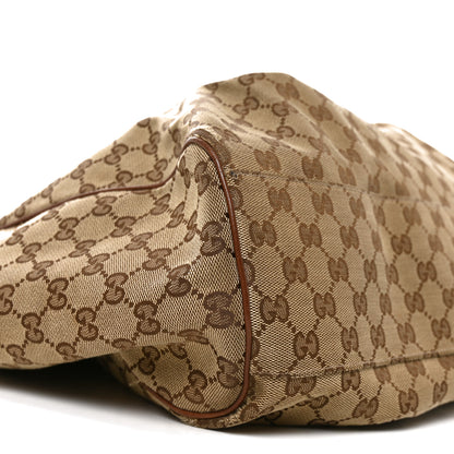 Gucci Monogram Large Sukey Tote Brown 9 of 11