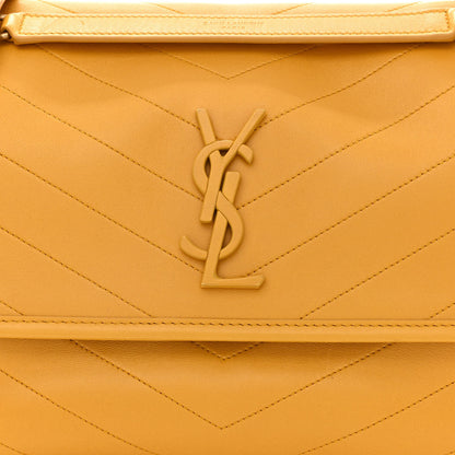 Saint Laurent Lambskin Matelasse Monogram Medium Niki Chain Satchel Yellow 8 of 10