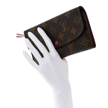 Louis Vuitton Monogram Emilie Wallet Fuchsia 2 of 7
