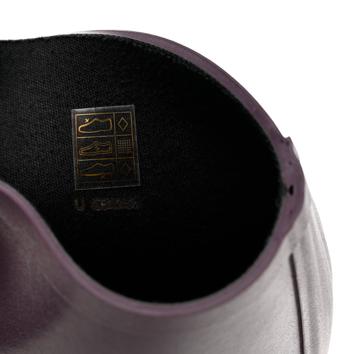 Chanel Caoutchouk CC High Boots 40 Dark Purple 7 of 7