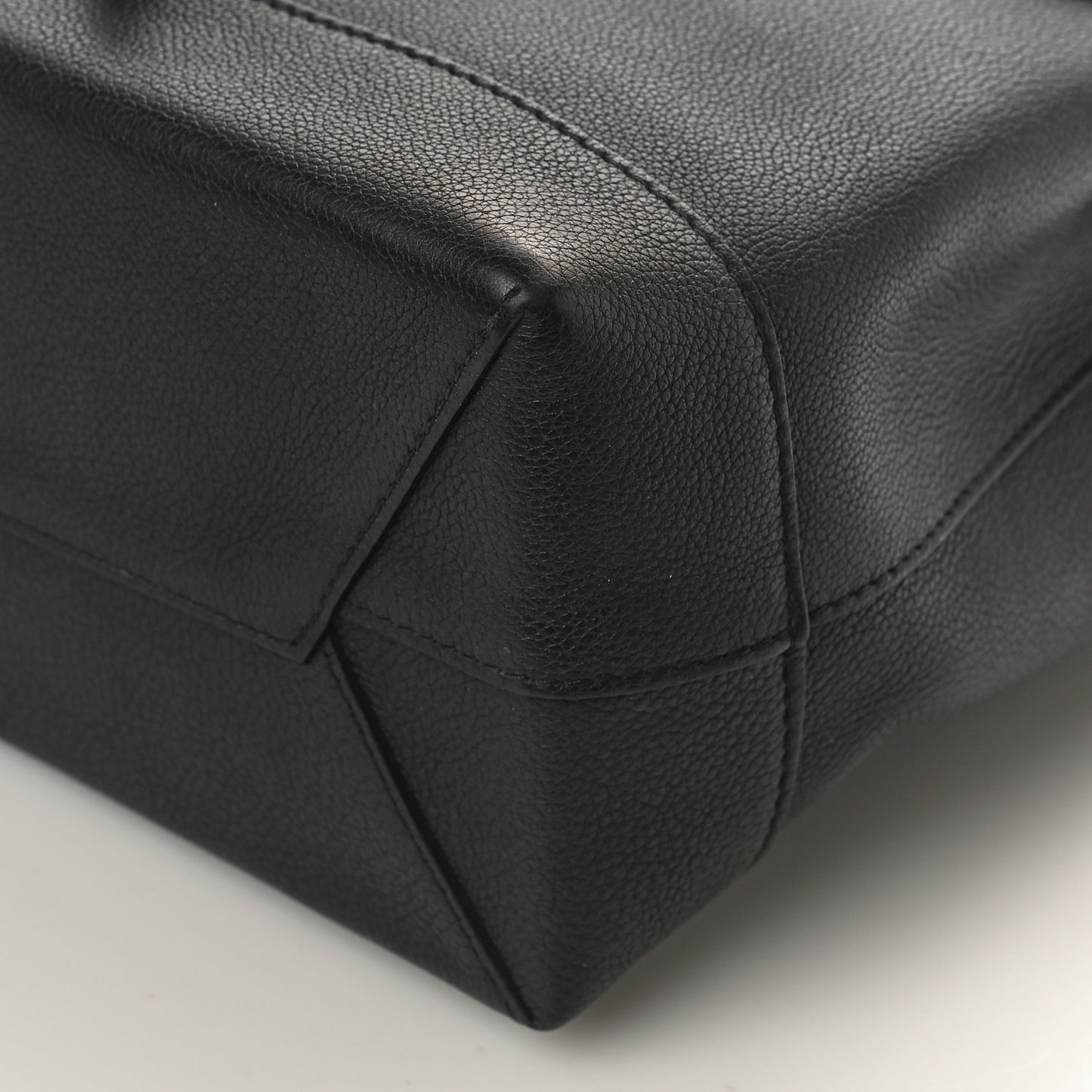 Calfskin Lockme Backpack Black