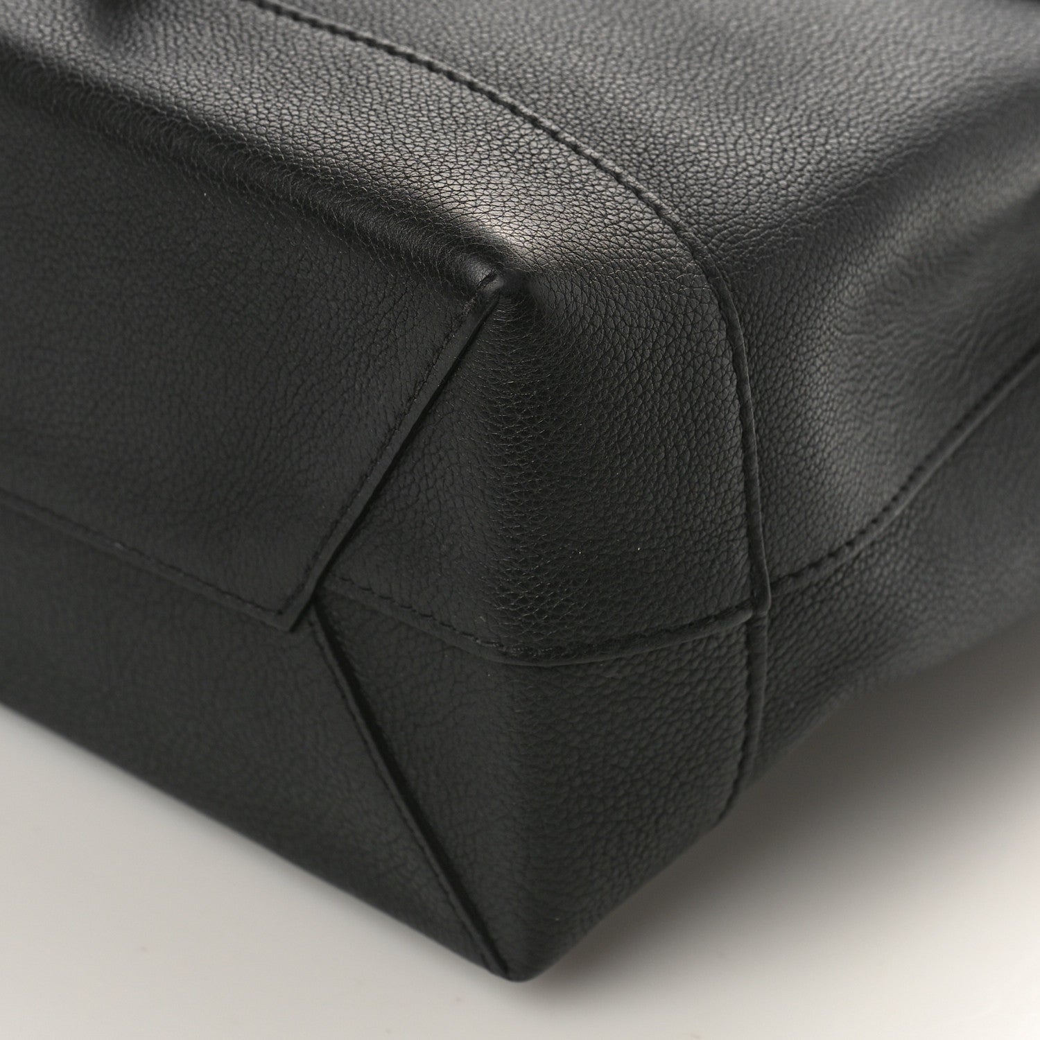 Louis Vuitton Calfskin Lockme Backpack Black 8 of 8