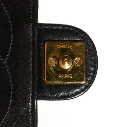 Chanel Lambskin Quilted Small Single Flap Black 7 of 10