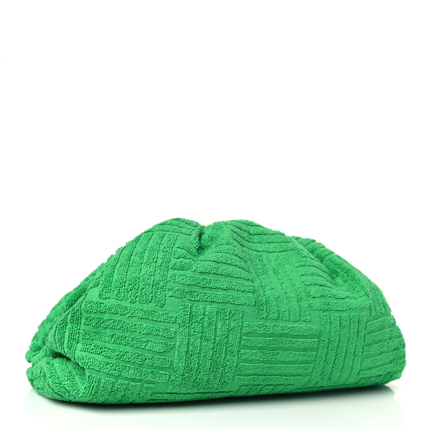Bottega Veneta Sponge Fabric The Pouch Clutch Grass 3 of 9