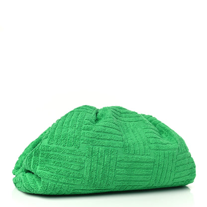 Bottega Veneta Sponge Fabric The Pouch Clutch Grass 3 of 9