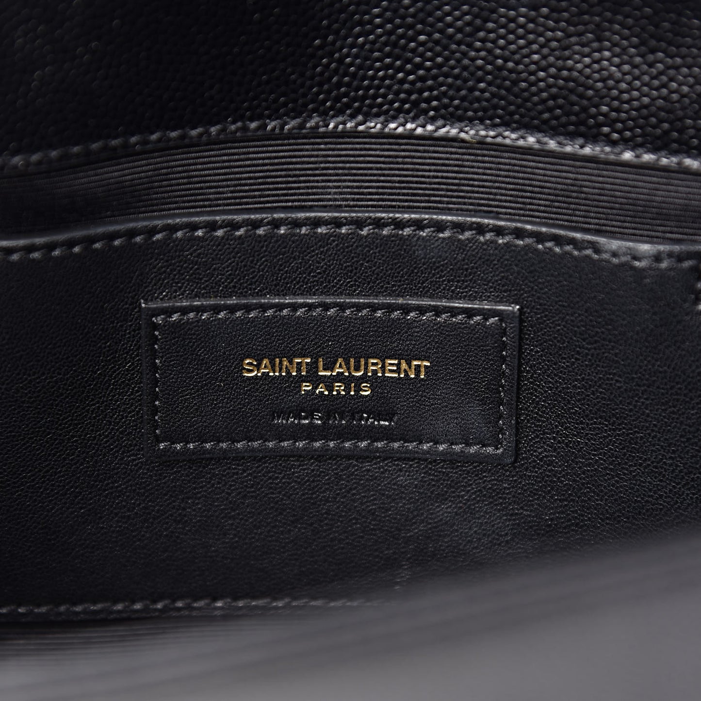 Grain De Poudre Classic Monogram Kate Clutch Black