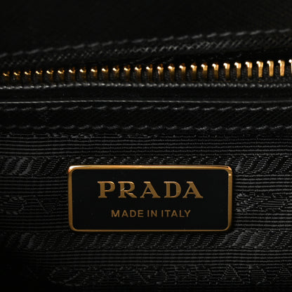 Prada Saffiano Small Galleria Double Zip Tote Black 6 of 10