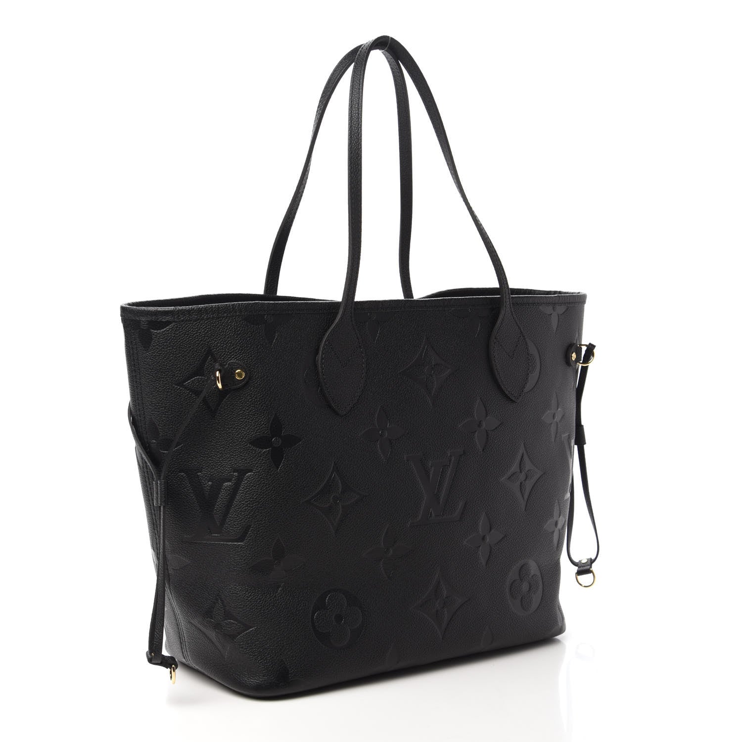 Louis Vuitton Empreinte Monogram Giant Neverfull MM Black 3 of 9