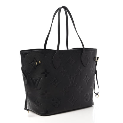 Louis Vuitton Empreinte Monogram Giant Neverfull MM Black 3 of 9
