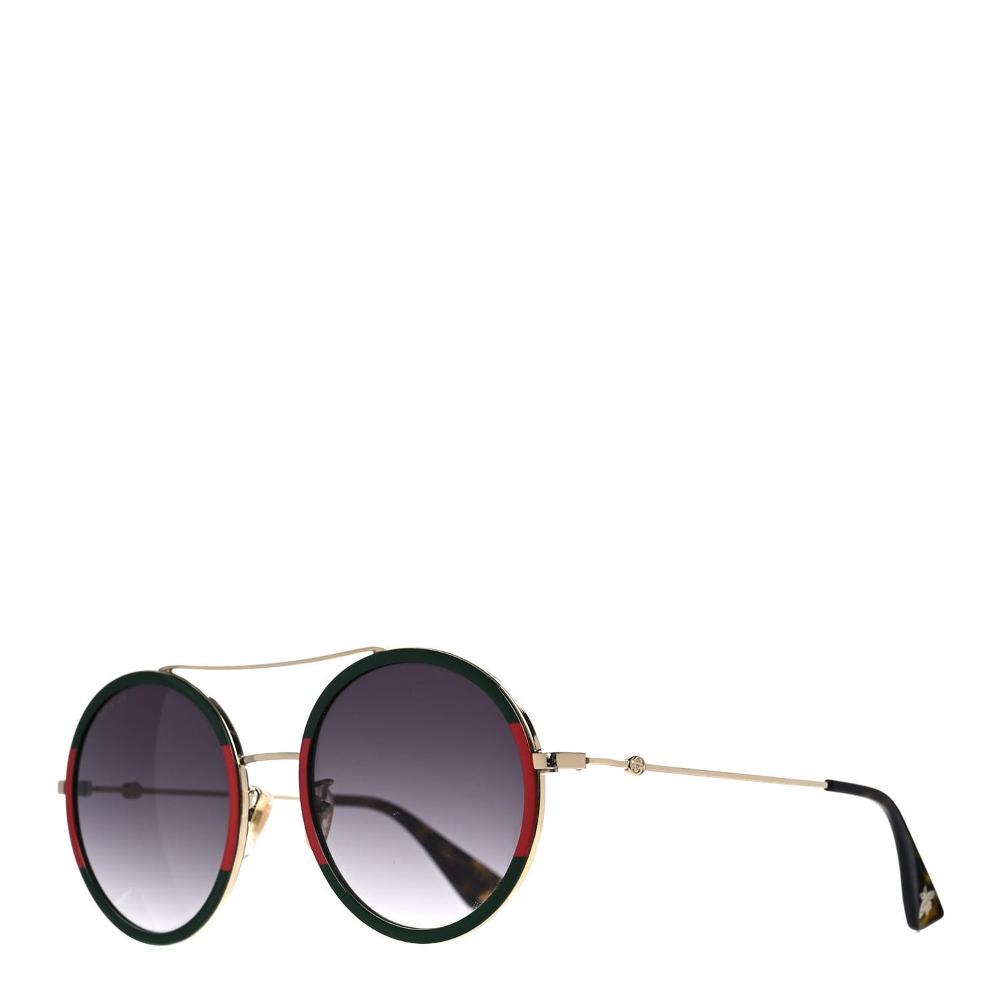 Metal Round Frame Sunglasses GG0061S Blue Red