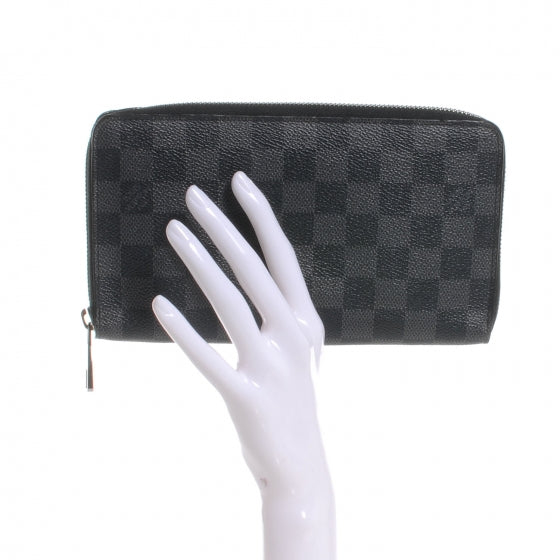 Louis Vuitton Damier Graphite Zippy Organizer Wallet 2 of 15