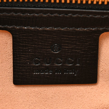 Gucci Textured Calfskin Small Horsebit 1955 Shoulder Bag Black 6 of 10