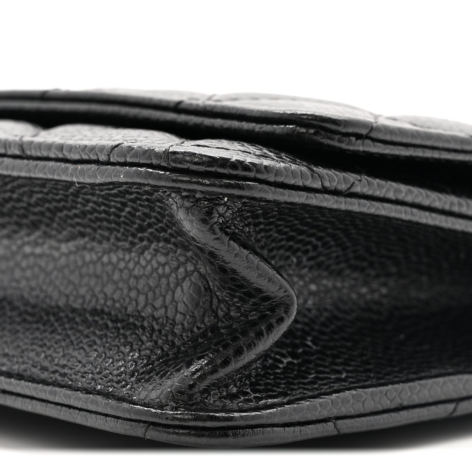 Chanel Caviar Quilted Wallet On Chain WOC Black 11 of 13
