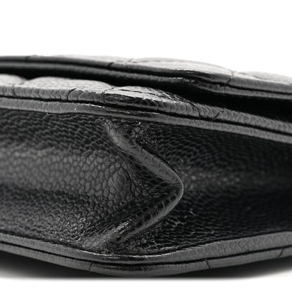 Chanel Caviar Quilted Wallet On Chain WOC Black 11 of 13