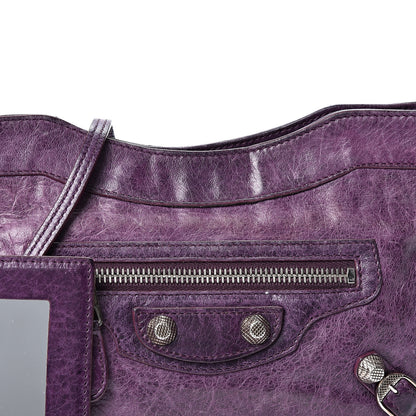 Balenciaga Agneau Giant 12 Silver Hardware Hip Violet 7 of 9
