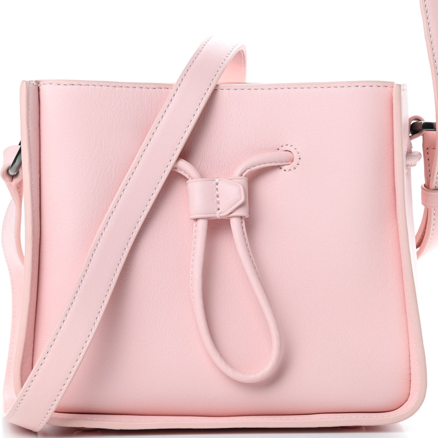 Smooth Calfskin Mini Soleil Bucket Bag Light Pink
