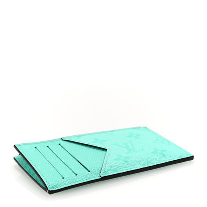 Louis Vuitton Taigarama Coin Card Holder Miami Green 4 of 7