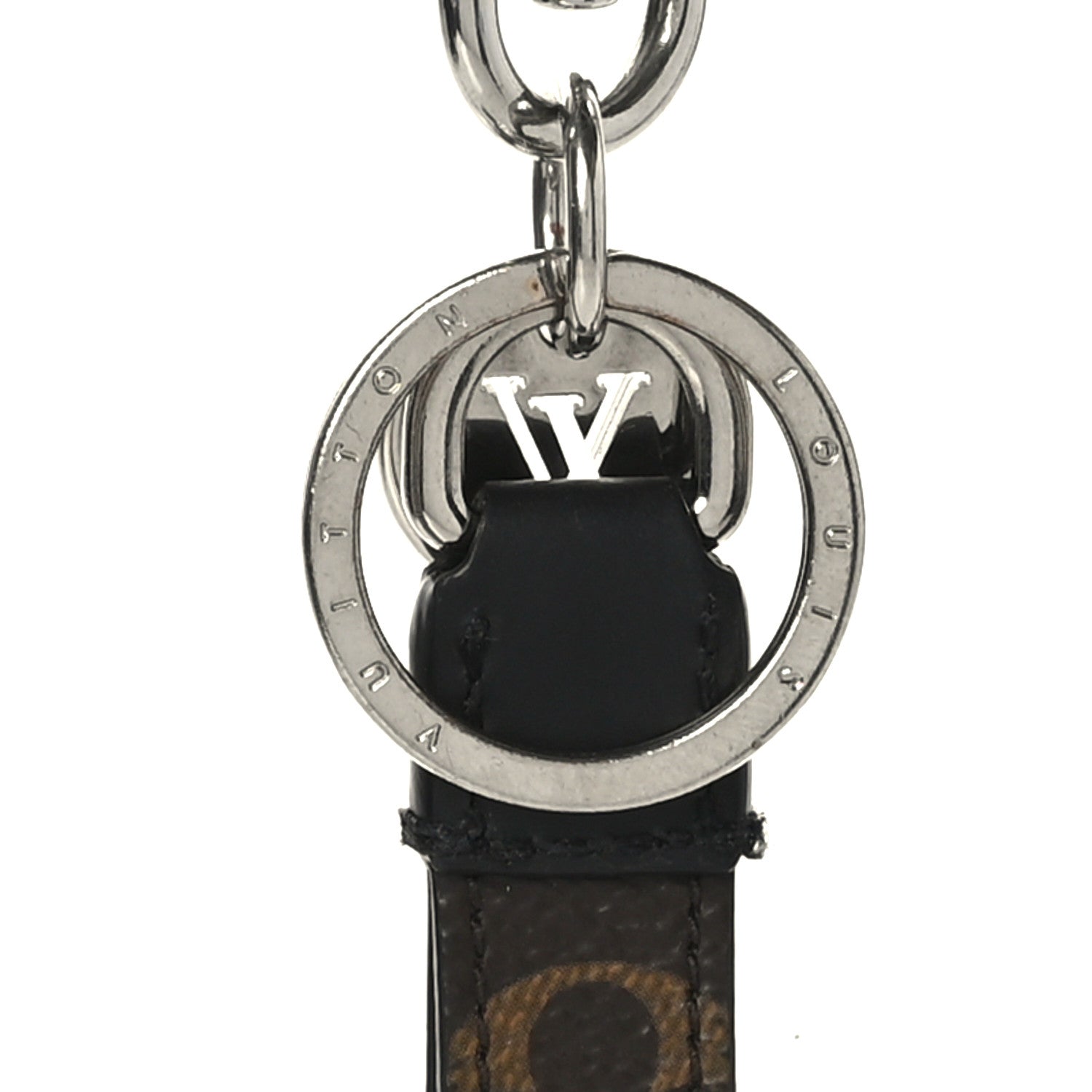 Louis Vuitton Monogram Slim Dragonne Bag Charm Key Holder 3 of 3