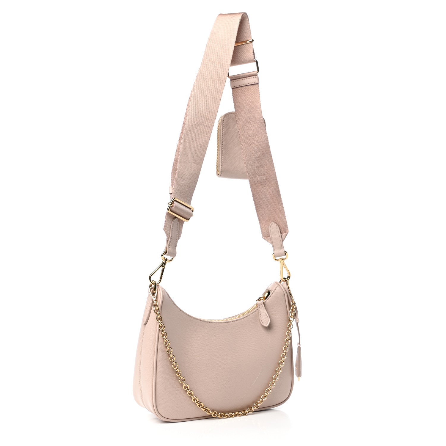 Prada Saffiano Re-Edition 2005 Shoulder Bag Ninfea 3 of 10
