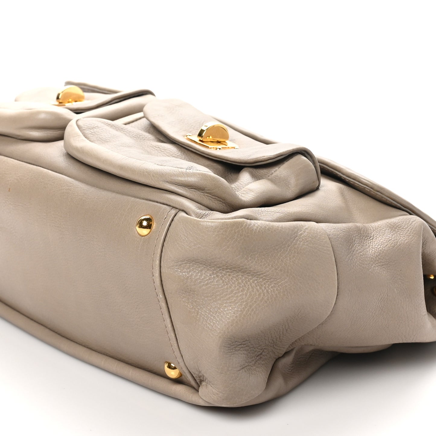 Goatskin Shoulder Bag Pomice