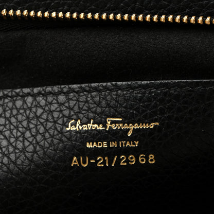 Salvatore Ferragamo Calfskin Small Gancini Crossbody Black 6 of 10