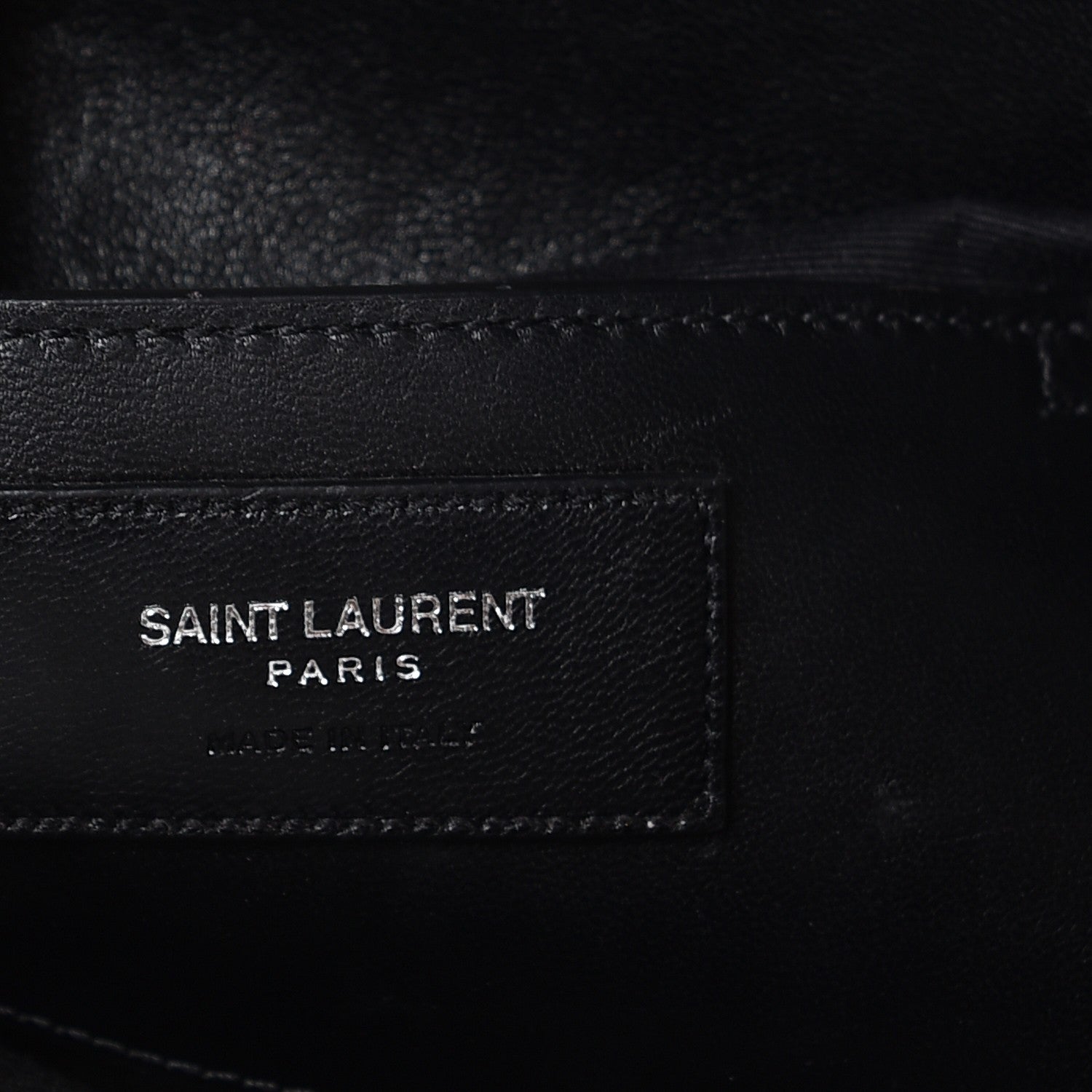 Saint Laurent Sheepskin Matelasse Chevron Monogram Large College Satchel Black 7 of 8