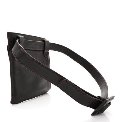 Chanel Lambskin Flap Waist Belt Bag 80 32 Brown 3 of 11
