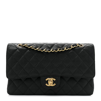 Chanel Caviar Quilted Medium Double Flap Black 1 of 11